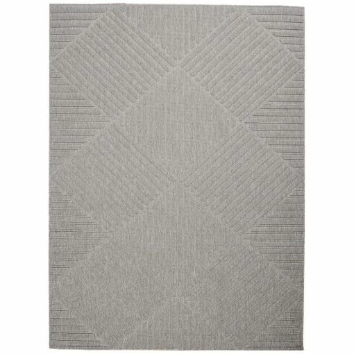 Palamos Light Grey 4 ft. x 6 ft. Geometric Contemporary Indoor/Outdoor Area Rug by Home Decorators Collection -Home Decorators Store light grey home decorators collection area rugs 774842 64 1000