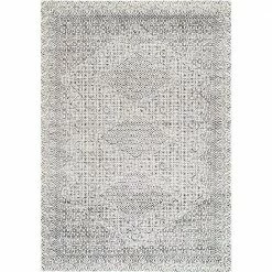 Mozaik Tribal Light Gray 9 ft. x 12 ft. Area Rug by Home Decorators Collection