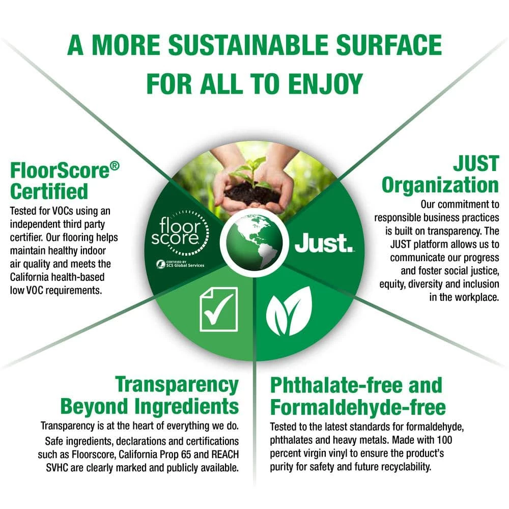 Maple Syrup 7.1 in. W x 47.6 in. L Click Lock Luxury Vinyl Plank Flooring (23.44 sq. ft.) by Home Decorators Collection 3 Maple Syrup 7.1 in. W x 47.6 in. L Click Lock Luxury Vinyl Plank Flooring (23.44 sq. ft.) by Home Decorators Collection - Image 3