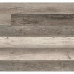 Woodland Mave 7.13 in. W x 48.03 in. L Rigid Core Click Lock Luxury Vinyl Plank Flooring (23.77 sq. ft./case) by Home Decorators Collection