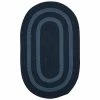 Paige Midnight Blue 8 ft. x 11 ft. Oval Braided Area Rug by Home Decorators Collection