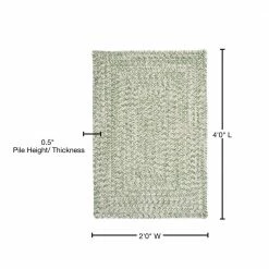 Marilyn Tweed Moss 2 ft. x 4 ft. Rectangle Braided Area Rug by Home Decorators Collection -Home Decorators Store moss home decorators collection area rugs ca69r024x048r 76 1000