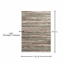 Shoreline Multi 8 ft. x 10 ft. Striped Area Rug by Home Decorators Collection -Home Decorators Store multi home decorators collection area rugs 1203pm80hd 101 76 1000