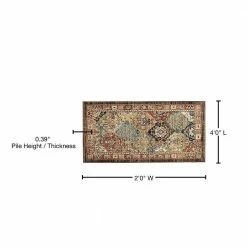 Patchwork Multi 2 ft. x 4 ft. Medallion Scatter Area Rug by Home Decorators Collection -Home Decorators Store multi home decorators collection area rugs 549992 76 1000