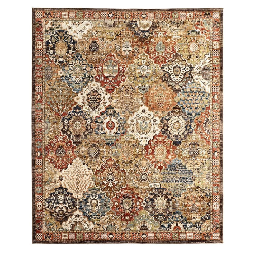 Patchwork Multi 5 ft. x 7 ft. Medallion Area Rug by Home Decorators Collection 1 Patchwork Multi 5 ft. x 7 ft. Medallion Area Rug by Home Decorators Collection