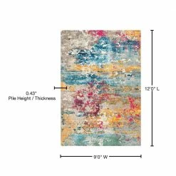 Modern Monet Multi 9 ft. x 12 ft. Area Rug by Home Decorators Collection -Home Decorators Store multi home decorators collection area rugs kkcb54a 9012 76 1000