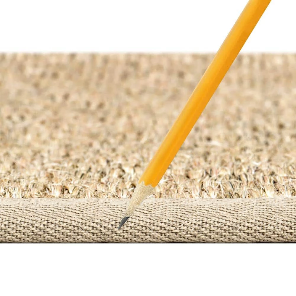 Safi Natural 5 ft. x 7 ft. Solid Area Rug by Home Decorators Collection 3 Safi Natural 5 ft. x 7 ft. Solid Area Rug by Home Decorators Collection - Image 3