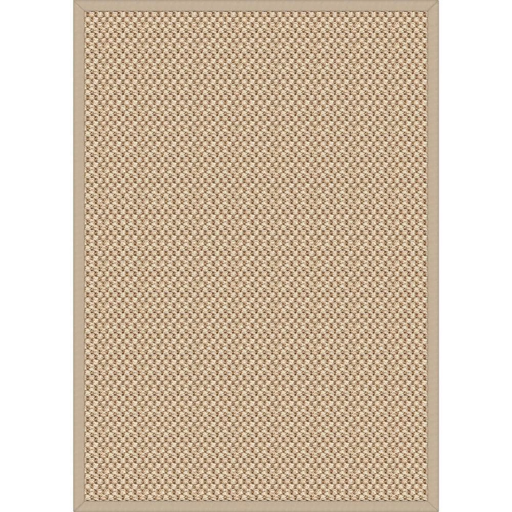 Safi Natural 5 ft. x 7 ft. Solid Area Rug by Home Decorators Collection 1 Safi Natural 5 ft. x 7 ft. Solid Area Rug by Home Decorators Collection