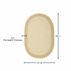 North Natural 7 ft. x 9 ft. Oval Braided Area Rug by Home Decorators Collection 6 North Natural 7 ft. x 9 ft. Oval Braided Area Rug by Home Decorators Collection -Home Decorators Store natural home decorators collection area rugs hn01r084x108 76 1000