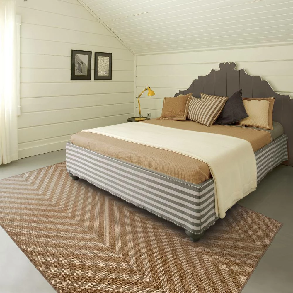 Cayman Natural 7 ft. x 10 ft. Indoor/Outdoor Area Rug by Home Decorators Collection 10 Cayman Natural 7 ft. x 10 ft. Indoor/Outdoor Area Rug by Home Decorators Collection - Image 10