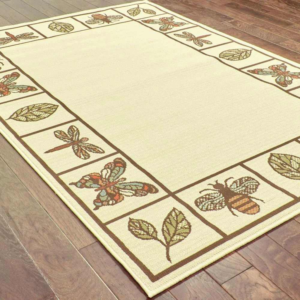 Modesto Natural Multi 8 ft. Indoor/Outdoor Area Rug by Home Decorators Collection 2 Modesto Natural Multi 8 ft. Indoor/Outdoor Area Rug by Home Decorators Collection - Image 2