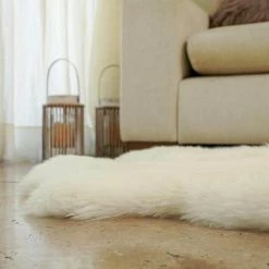 Unshorn Sheepskin White 2 ft. x 3 ft. Animal Shape Area Rug by Home Decorators Collection 12 Unshorn Sheepskin White 2 ft. x 3 ft. Animal Shape Area Rug by Home Decorators Collection -Home Decorators Store natural white home decorators collection area rugs l20101010000000 40 1000