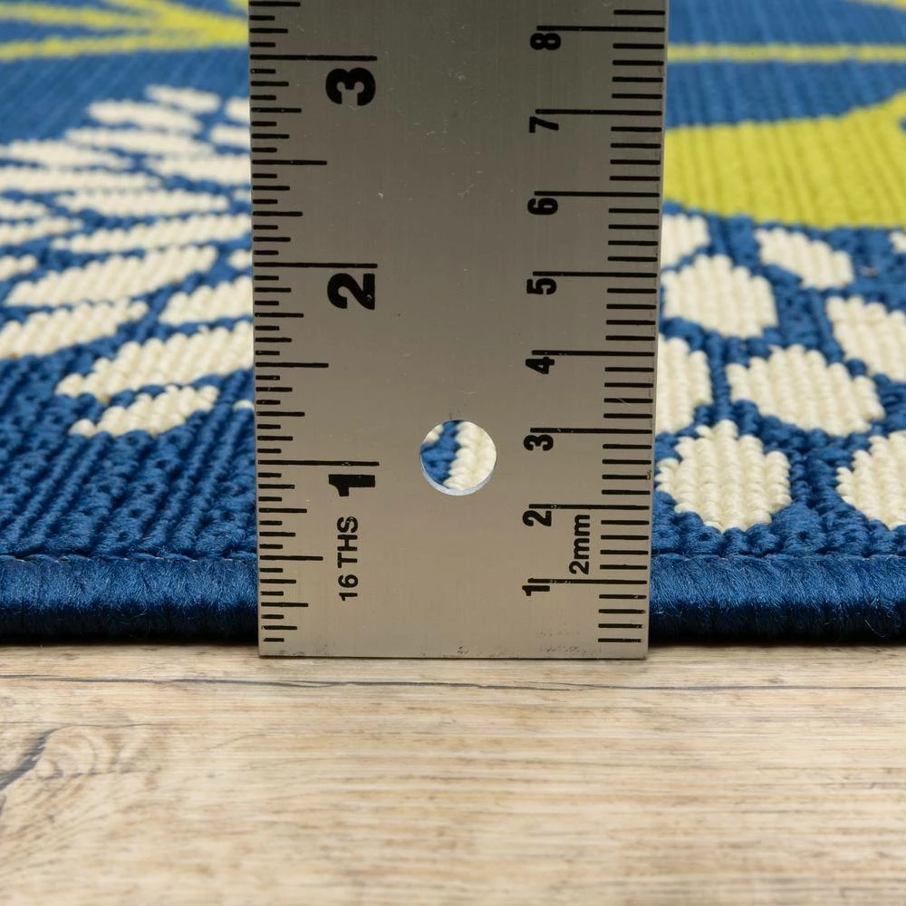 Aster Navy 5 ft. x 8 ft. Area Rug by Home Decorators Collection 3 Aster Navy 5 ft. x 8 ft. Area Rug by Home Decorators Collection - Image 3