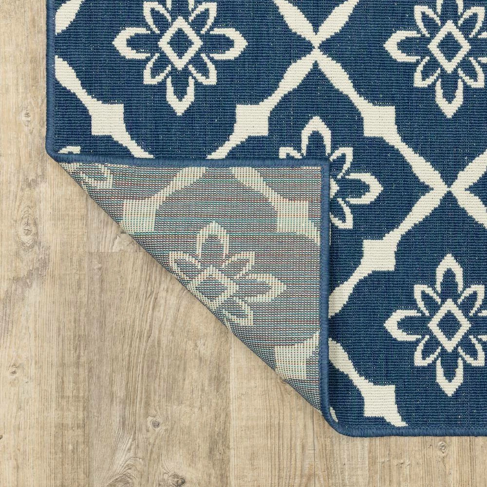 Odyssey Navy 7 ft. x 10 ft. Indoor/Outdoor Area Rug by Home Decorators Collection 9 Odyssey Navy 7 ft. x 10 ft. Indoor/Outdoor Area Rug by Home Decorators Collection - Image 9