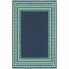Tonga Navy 8 ft. x 11 ft. Indoor/Outdoor Area Rug by Home Decorators Collection