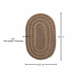 Winchester Oatmeal 8 ft. x 10 ft. Oval Moroccan Wool Blend Area Rug by Home Decorators Collection -Home Decorators Store oatmeal home decorators collection area rugs wn60r096x120 76 1000
