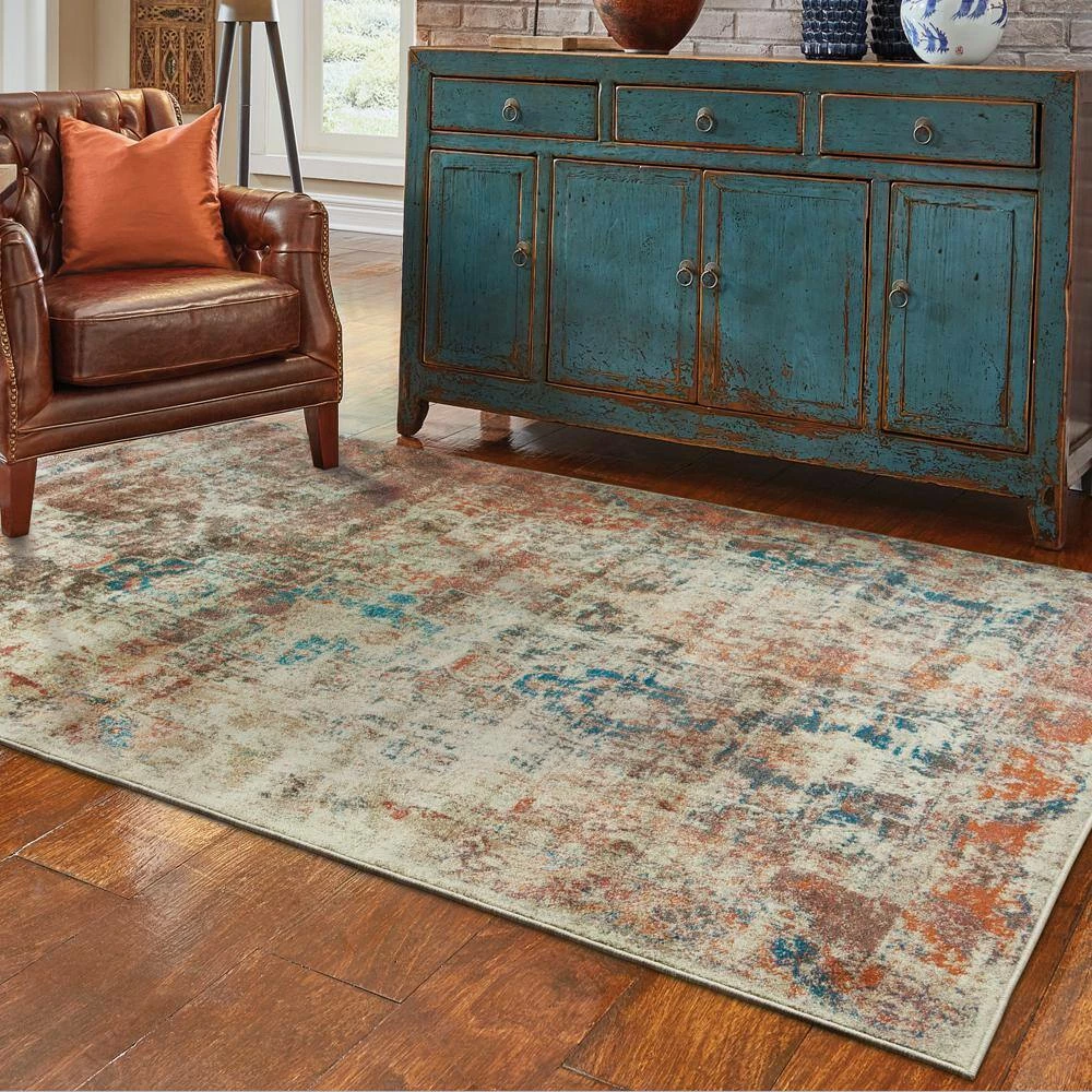 Conrad Pumpkin 8 ft. x 11 ft. Area Rug by Home Decorators Collection 2 Conrad Pumpkin 8 ft. x 11 ft. Area Rug by Home Decorators Collection - Image 2