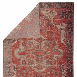 Polaris Red 7 ft. 6 in. x 9 ft. 6 in. Medallion Rectangle Area Rug by Home Decorators Collection 10 Polaris Red 7 ft. 6 in. x 9 ft. 6 in. Medallion Rectangle Area Rug by Home Decorators Collection -Home Decorators Store red blue home decorators collection area rugs rug140460 4f 1000