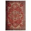 Polaris Red 7 ft. 6 in. x 9 ft. 6 in. Medallion Rectangle Area Rug by Home Decorators Collection