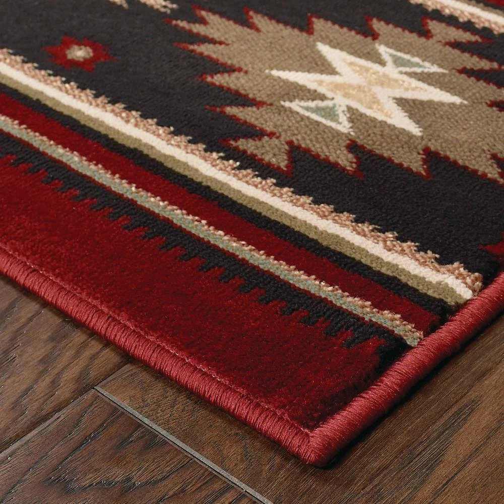 Catskill Red 8 ft. x 11 ft. Area Rug by Home Decorators Collection 4 Catskill Red 8 ft. x 11 ft. Area Rug by Home Decorators Collection - Image 4
