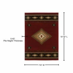 Catskill Red 8 ft. x 11 ft. Area Rug by Home Decorators Collection 10 Catskill Red 8 ft. x 11 ft. Area Rug by Home Decorators Collection -Home Decorators Store red home decorators collection area rugs 7035450110 76 1000