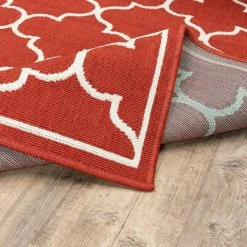 Valley Red 8 ft. x 11 ft. Indoor/Outdoor Area Rug by Home Decorators Collection 19 Valley Red 8 ft. x 11 ft. Indoor/Outdoor Area Rug by Home Decorators Collection -Home Decorators Store red home decorators collection outdoor rugs 9525850110 c3 1000
