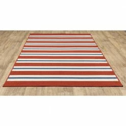 Carlton Red 7 ft. x 10 ft. Indoor/Outdoor Area Rug by Home Decorators Collection -Home Decorators Store red home decorators collection outdoor rugs 9526430110 a0 1000