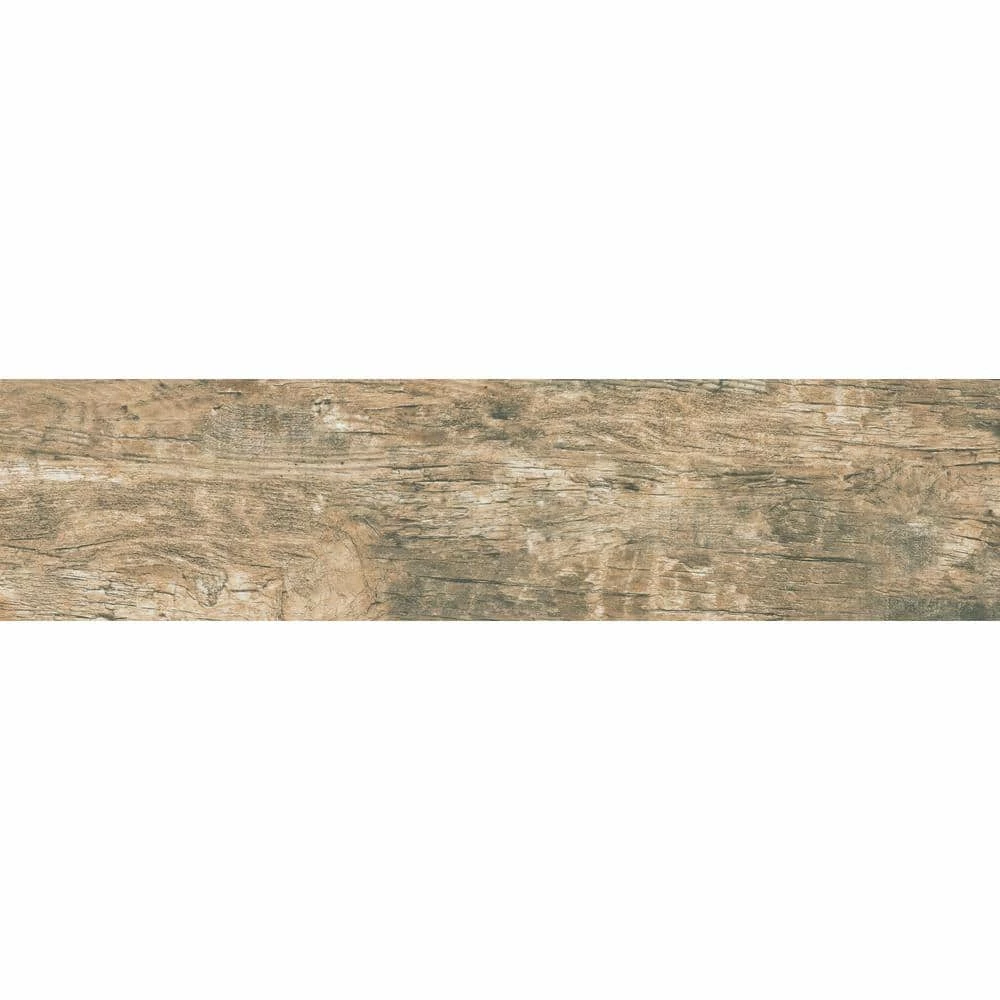 Redwood Natural 6 in. x 24 in. Matte Porcelain Wood Look Floor and Wall Tile (10 sq. ft./Case) by Home Decorators Collection 8 Redwood Natural 6 in. x 24 in. Matte Porcelain Wood Look Floor and Wall Tile (10 sq. ft./Case) by Home Decorators Collection - Image 8