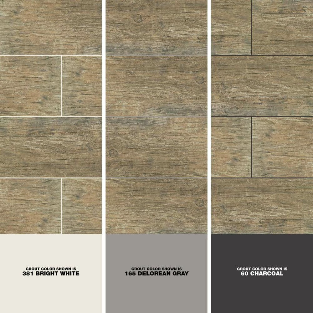 Redwood Natural 6 in. x 24 in. Matte Porcelain Wood Look Floor and Wall Tile (10 sq. ft./Case) by Home Decorators Collection 3 Redwood Natural 6 in. x 24 in. Matte Porcelain Wood Look Floor and Wall Tile (10 sq. ft./Case) by Home Decorators Collection - Image 3