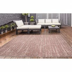 Ikat Rust 5 ft. x 7 ft. Indoor/Outdoor Area Rug by Home Decorators Collection 18 Ikat Rust 5 ft. x 7 ft. Indoor/Outdoor Area Rug by Home Decorators Collection -Home Decorators Store rust home decorators collection outdoor rugs 87305 4f 1000