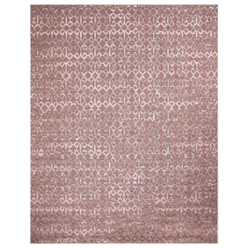 Ikat Rust 5 ft. x 7 ft. Indoor/Outdoor Area Rug by Home Decorators Collection 1 Ikat Rust 5 ft. x 7 ft. Indoor/Outdoor Area Rug by Home Decorators Collection