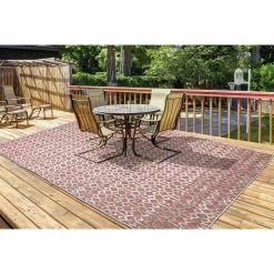 Ikat Rust 5 ft. x 7 ft. Indoor/Outdoor Area Rug by Home Decorators Collection 22 Ikat Rust 5 ft. x 7 ft. Indoor/Outdoor Area Rug by Home Decorators Collection -Home Decorators Store rust home decorators collection outdoor rugs 87305 76 1000