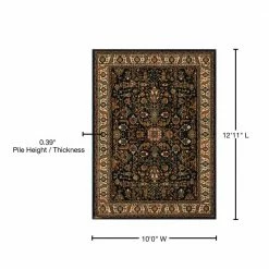 Mariah Sapphire 10 ft. x 13 ft. Area Rug by Home Decorators Collection -Home Decorators Store sapphire home decorators collection area rugs 670689 76 1000