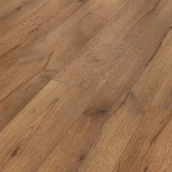 Skaggs Island Oak 12 mm T x 7.56 in. W Waterproof Laminate Wood Flooring (15.95 sq. ft./Case) by Home Decorators Collection