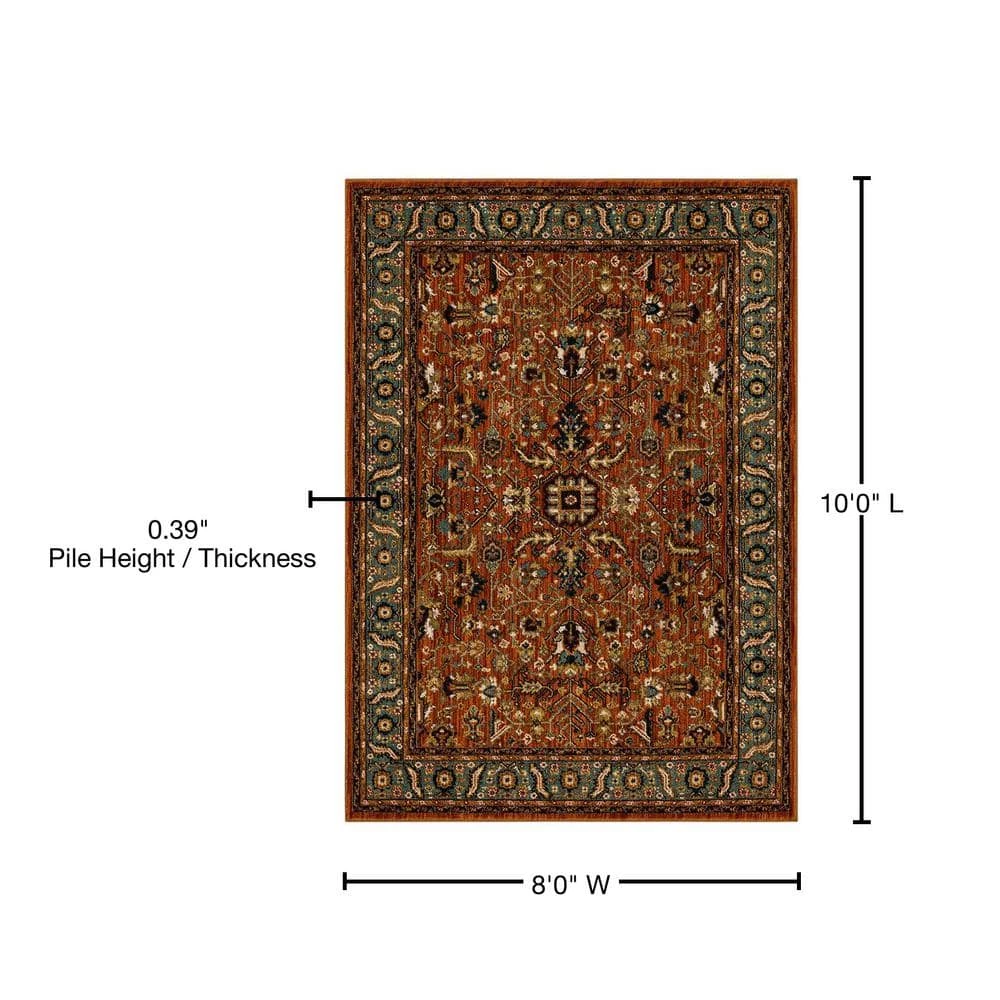 Mariah Spice 8 ft. x 10 ft. Area Rug by Home Decorators Collection 8 Mariah Spice 8 ft. x 10 ft. Area Rug by Home Decorators Collection - Image 8