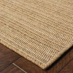 Caicos Tan 2 ft. x 8 ft. Indoor/Outdoor Runner Rug by Home Decorators Collection -Home Decorators Store tan home decorators collection outdoor rugs 1322460810 1d 1000