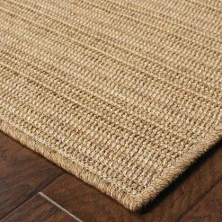 Caicos Tan 2 ft. x 8 ft. Indoor/Outdoor Runner Rug by Home Decorators Collection -Home Decorators Store tan home decorators collection outdoor rugs 1322460810 c3 1000