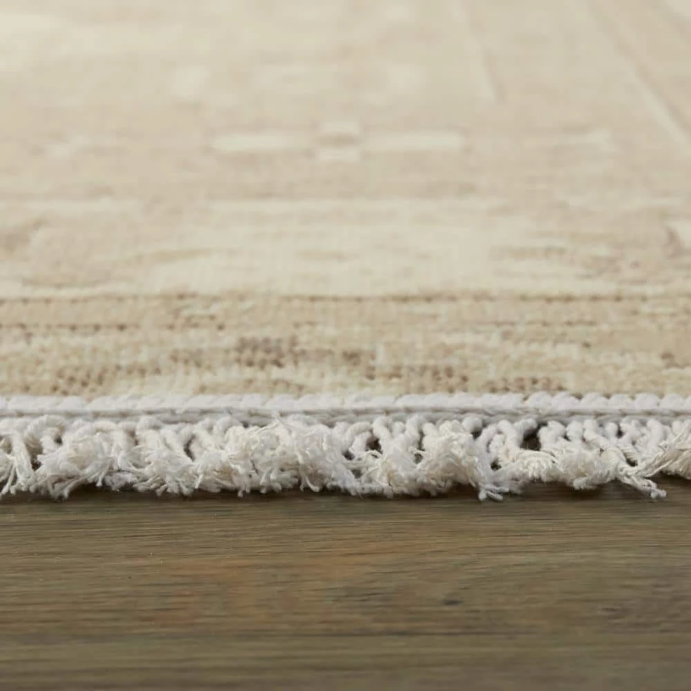 Decklyn Taupe 5 ft. x 7 ft. Oriental Fringe Area Rug by Home Decorators Collection 5 Decklyn Taupe 5 ft. x 7 ft. Oriental Fringe Area Rug by Home Decorators Collection - Image 5