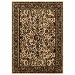 Mariah Vanilla 4 ft. x 6 ft. Area Rug by Home Decorators Collection