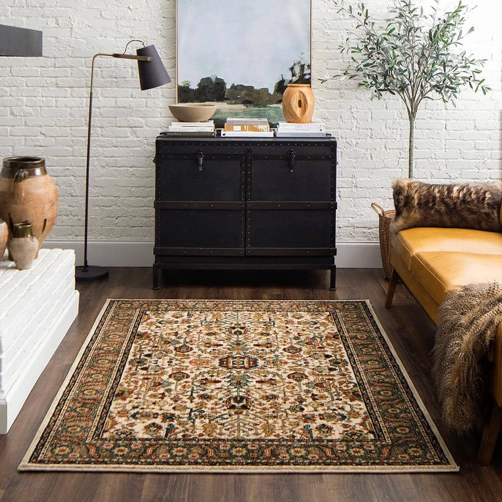 Mariah Vanilla 4 ft. x 6 ft. Area Rug by Home Decorators Collection 2 Mariah Vanilla 4 ft. x 6 ft. Area Rug by Home Decorators Collection - Image 2