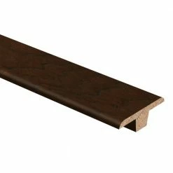 Western Hickory Espresso 3/8 in. Thick x 1-3/4 in. Wide x 94 in. Length Hardwood T-Molding by Zamma