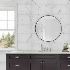 Carrara Matte Rectified 12 in. x 24 in. Porcelain Floor and Wall Tile (13.3 sq. ft. /case) by Home Decorators Collection -Home Decorators Store white matte home decorators collection porcelain tile chdeaj0212x24 77 1000