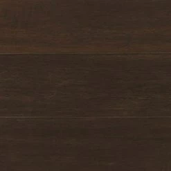 Hand Scraped Wire Brushed Strand Woven Chai 3/8 in. T x 5-1/8 in. W x 72 in. L Engineered Click Bamboo Flooring by Home Decorators Collection