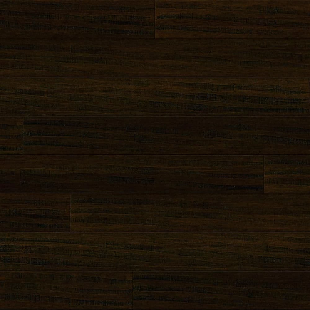 Hand Scraped Strand Woven Wellington 3/8 in. T x 5-1/8 in. W x 36 in. L Engineered Click Bamboo Flooring by Home Decorators Collection 1 Hand Scraped Strand Woven Wellington 3/8 in. T x 5-1/8 in. W x 36 in. L Engineered Click Bamboo Flooring by Home Decorators Collection